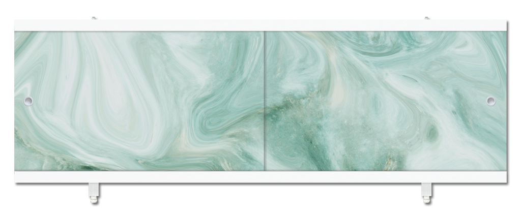Экран под ванну 1,68м Мрамор зеленый