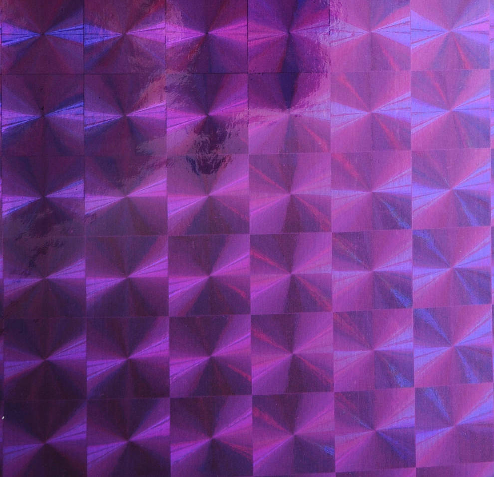 1009*24 Самоклейка HONGDA 0,45*8м голография фиолетовая