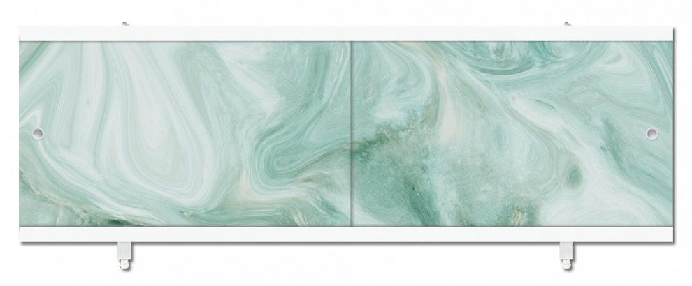 Экран под ванну 1,48м Мрамор зеленый