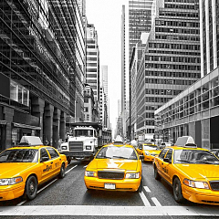 525 Фотообои W+G Желтое такси