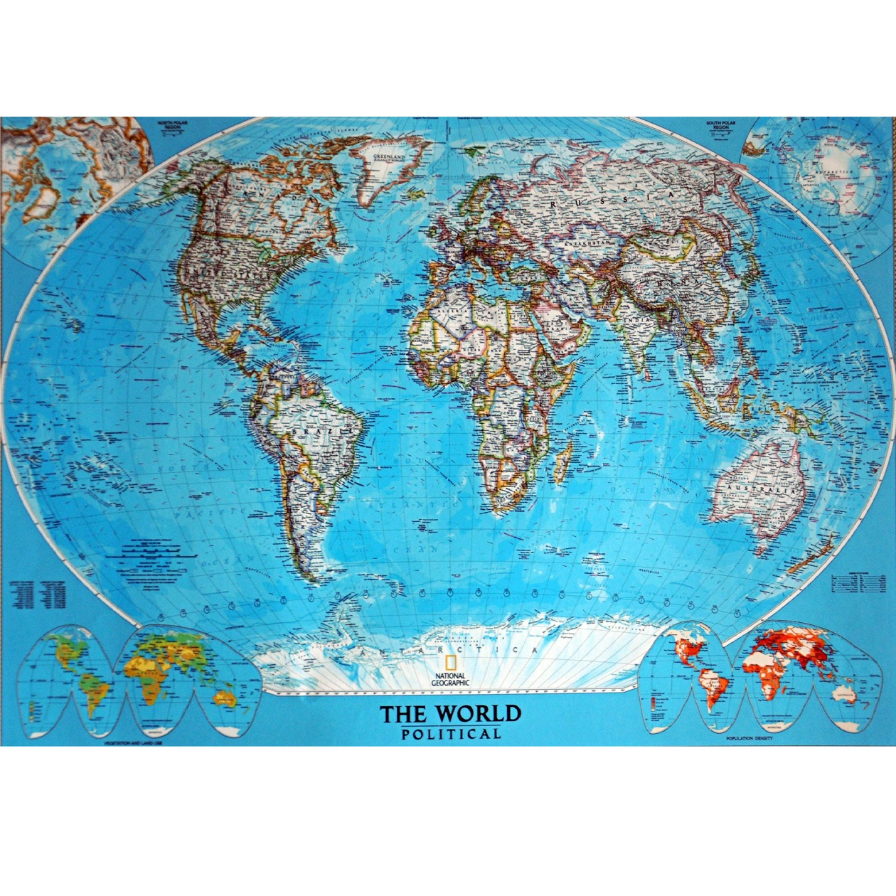 Карта мира Фотообои ТУЛА (4л)