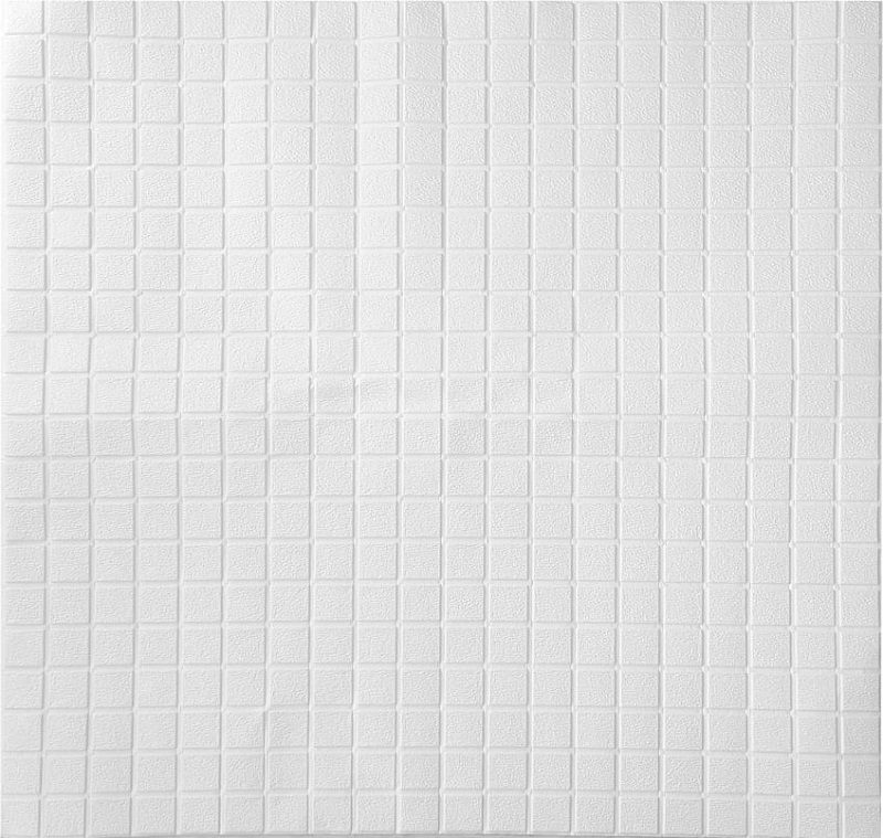 ЛП Мозаика белая вспененный ПЭТ 700х700 мм (30) GRACE