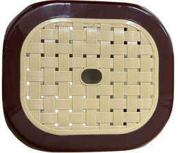 Табурет Симпатия Большой Бежевый (Сетка коричневая) 