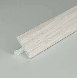 Стык Т-образный 20 мм 0,9 Ясень серый