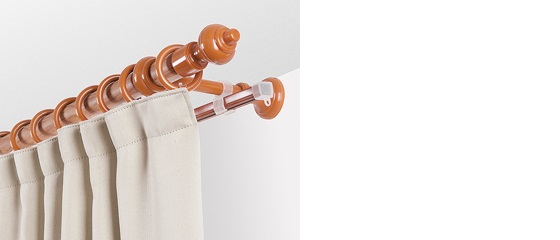 Карниз Кантри + У-шина 2,8 м Вишня