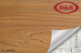 Самоклеящая пленка D&B 0153W 0,45*8м Дерево темное с разводами