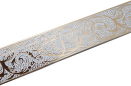 Бленда Вензель Золото - Белый 70мм 25м