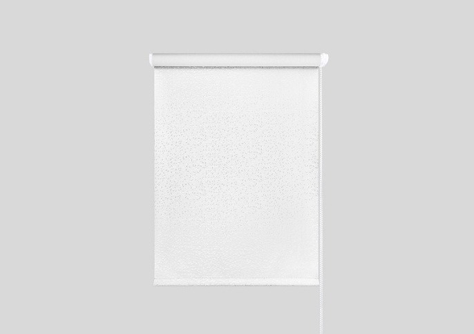 Мини Ролета Блэкаут Кристалл 66*175см  цвет  Белый