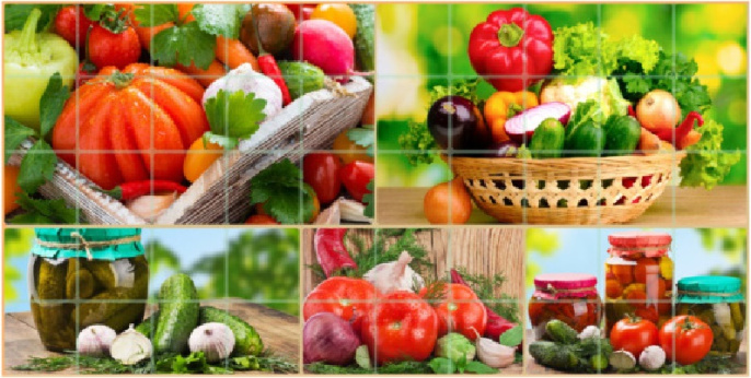 ЛП Щедрый урожай Мозаика  листовая панель 957*482 мм 10 GRACE