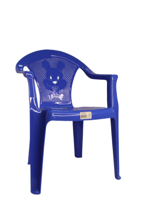 Кресло детское МАЛЫШ темно/голубой 