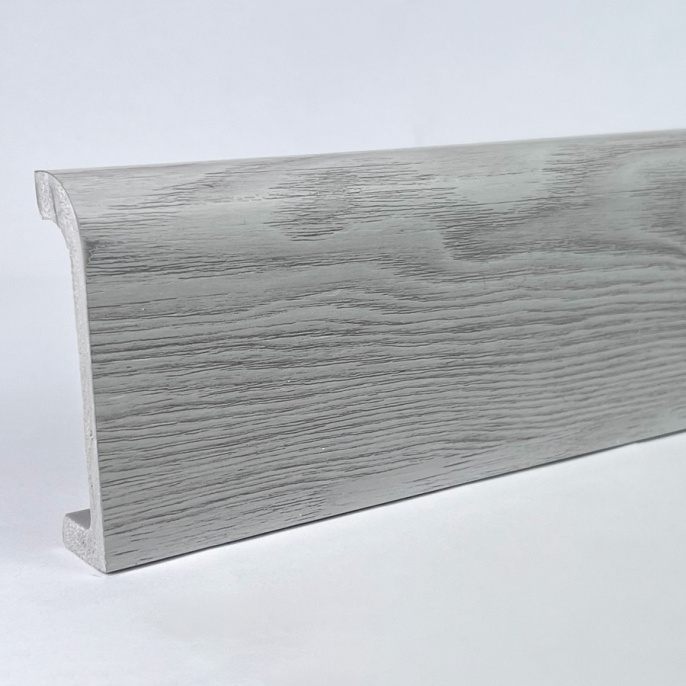 ПЛ16 80*19 Плинтус напольный ХРS (16шт) Выбеленный дуб