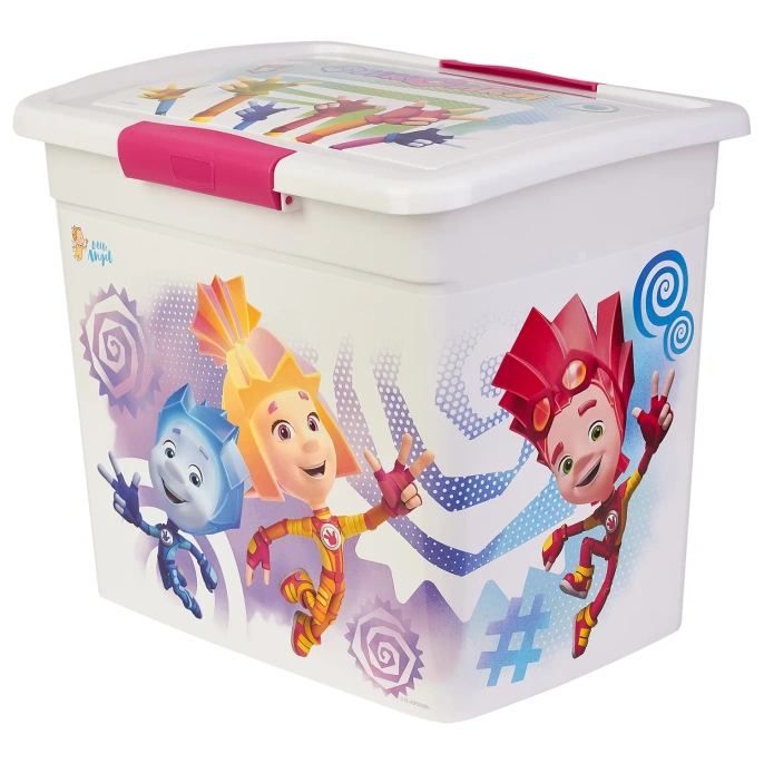 Ящик 20л Фиксики с защелками 1356