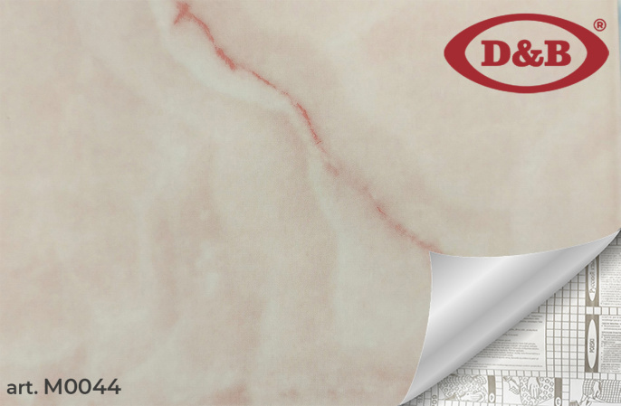 Самоклеящая пленка D&B 0044М  0,90*8м Мрамор розовый