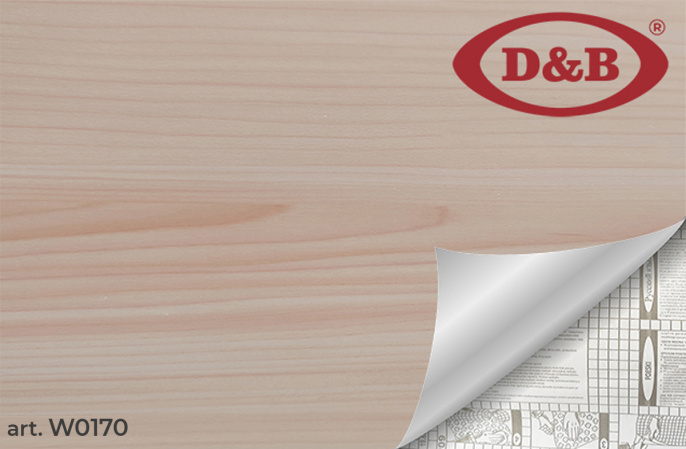 0170W Самоклейка D&B 0,90*8м Дерево светлое