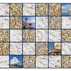 ЛП Море Мозаика листовая панель 957*482 мм (10) GRACE