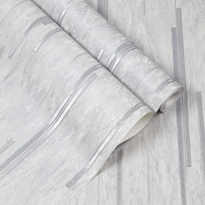 72198-44SL Обои Palitra Style 1,06х10м (6) серые, рисунок, компаньон 72199-44