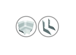 Фурнитура д/бордюра на плитку с мягким краем 26*23 для ванны НП35