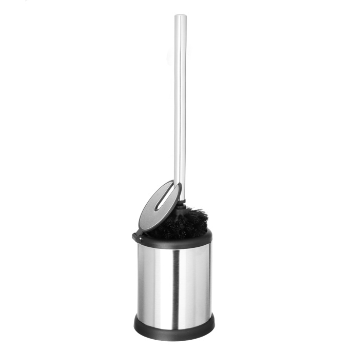 Ерш для туалета VETTA  напольный, крышка автомат, хром, нерж.сталь 563-023