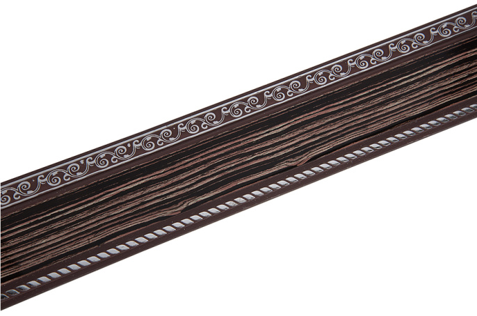 Бленда Есенин Серебро - Зебрано Шоколад 70мм 25м 