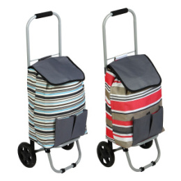 Тележка + сумка  VETTA до 30 кг23 л, колеса ЭВА d16 см, брезент, 467-003