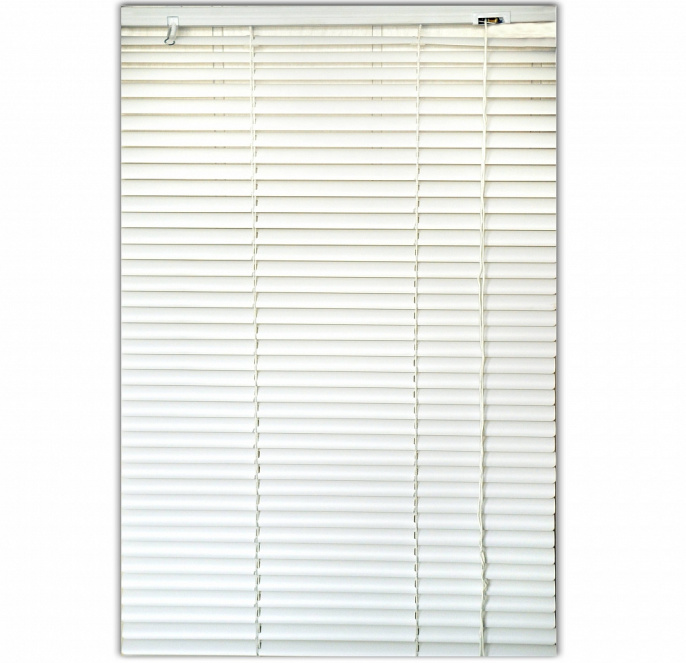 Жалюзи пластиковые 140х160 см цвет белый