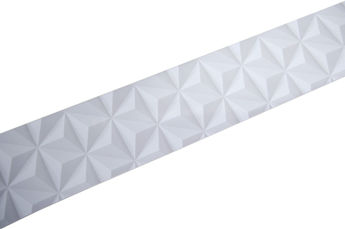 Бленда Геометрия 3D Белый 85мм 25м