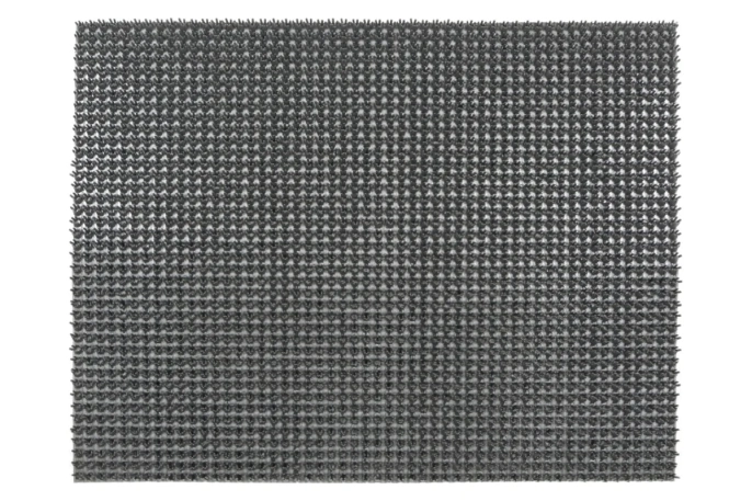 75-197 Коврик-щетинка 45*60 см Серый металлик 