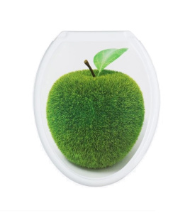 Сиденье для унитаза фотопринт Яблоко
