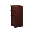 Комод Ротанг 4 яруса Коричневый 