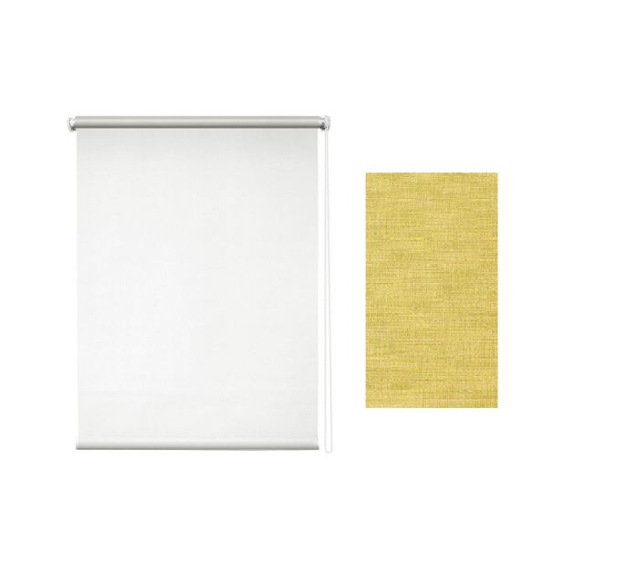 Мини Ролета Декор 61,5*175 см  цвет Желтый