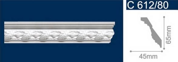 С612/80 Плинтус Солид потолочный резной 45х65 2м (28) В
