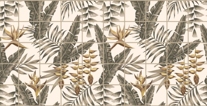 ЛП Тропики листовая панель 964*484 мм (10) GRACE