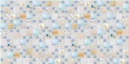 ЛП Лагуна песчаная Мозаика  листовая панель 955*480 мм (10) Грейс (GRACE)