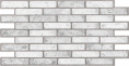 ЛП Кирпич светлый листовая панель 971*502 мм (10) GRACE