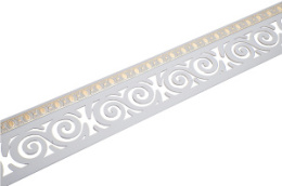 Бленда Завиток Золото белый 70мм 25м