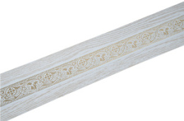 Бленда Грация Золото - Патина белая 70мм 25м