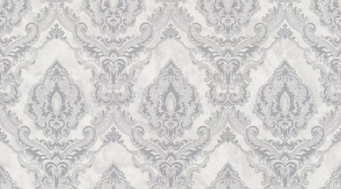 70512-14 Обои Аспект 1,06х10м (6) серые, вензель, компаньон 70513-14