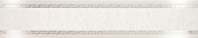 Бленда Норд цвет Перламутровое Серебро  ширина  7 см   (30м)