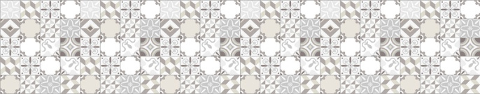 Фартук Плитка Узоры Декоративная панель 2*0,6м 