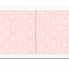 Экран под ванну 1,68м Розовый иней