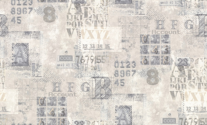 71920-24VV Обои VOG Collection 1,06х10м (8) серо-бежевые, рисунок, компаньон 71921-24