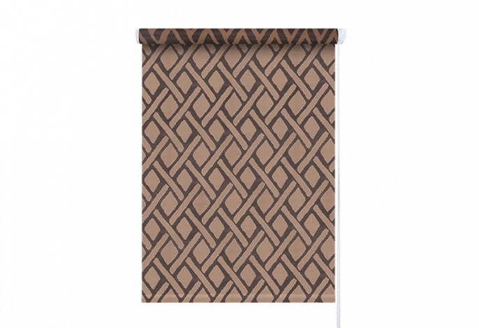 Мини Ролета Этнос 42,5*175 см  цвет Корица