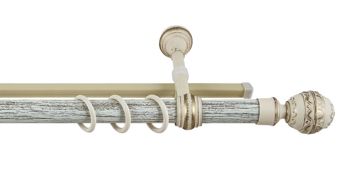 Карниз Валанс + У-шина 1,6 Чайное золото/патина