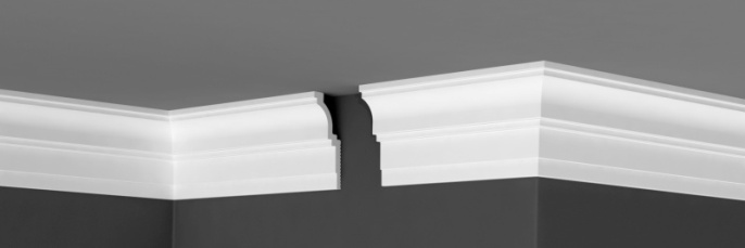 П20 100/40 Плинтус Де-Багет потолочный 2м (42)