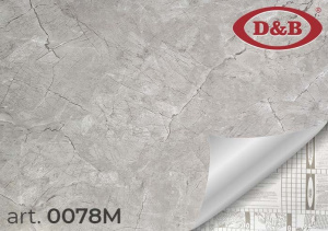 Самоклеящая пленка D&B 0078М 0,45*8м Мрамор светлый Bruno