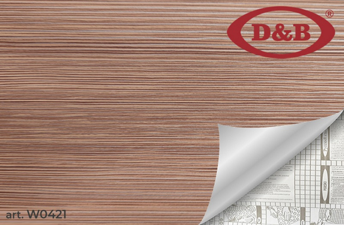 Самоклеящая пленка D&B 0421W 0,45*8м Дерево светлое