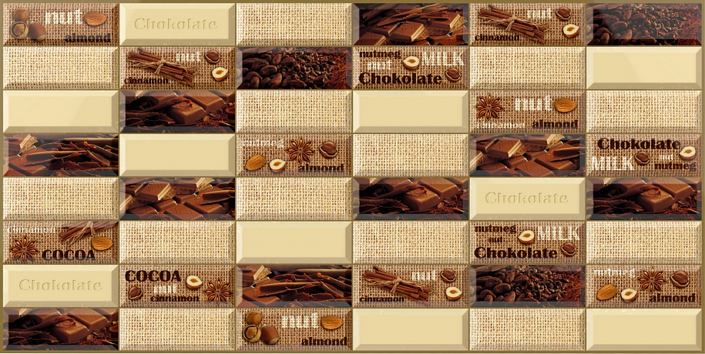 ЛП Шоколад плитка Листовая панель (10шт)