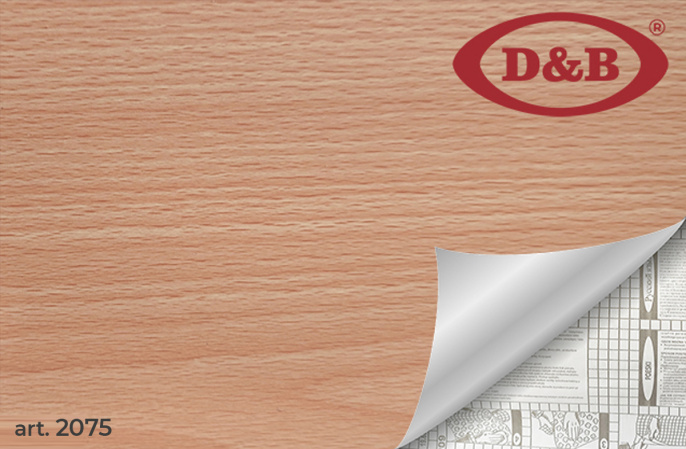 2075 Самоклейка D&B 0,45*8м Дерево светлое