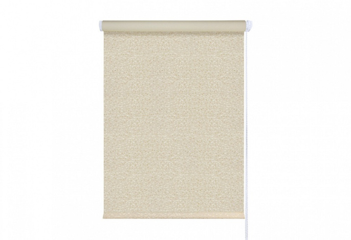 Мини Ролета Блэкаут Кристалл 47*175 см  цвет Крем