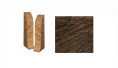 08 Заглушка Qvant Дуб миллениум (2шт) 25уп